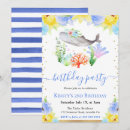 Search for sea life birthday invitations Coral reef