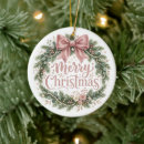 Search for mauve christmas tree decorations Victorian