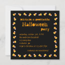 Search for candy corn invitations Black