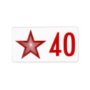 Search for ruby wedding anniversary return address labels Stylish