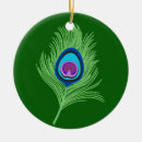 Search for peacock christmas tree decorations Turquoise