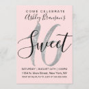Search for pink and silver sweet 16 invitations Girly