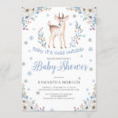 Search for silver white baby shower invitations Baby it's cold outside