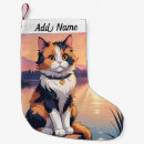 Search for calico christmas stockings Feline