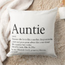 Search for auntie cushions Typography