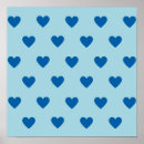 Search for blue heart posters Simple