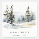 Search for winter landscape stickers Watercolor