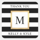 Search for gold striped wedding stickers Modern