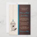 Search for bird cage wedding invitations Teal