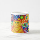 Search for psychedelic cat mugs Retro