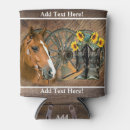 Search for western cowboy can coolers Horse
