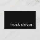 Search for trucking business cards Driver