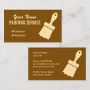 Search for paintbrush business cards Decorator