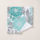 Search for aqua turquoise teal bath towels Flowers