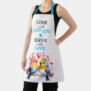Search for serving aprons Cook