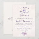 Search for amethyst bridal shower invitations Floral