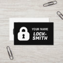 Search for locksmith business cards Modern