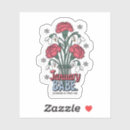 Search for birth month stickers Carnation