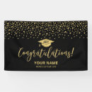 Search for black and gold graduation banners Modern