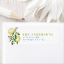 Search for botanical baby shower return address labels Lemon