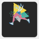 Search for marathon runner stickers Hiking