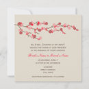Search for cherry tree wedding invitations Watercolor