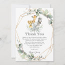 Search for girls safari thank you cards Mother to be