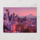 Search for washington cityscape postcards Sunset