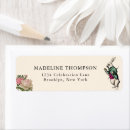 Search for alice wonderland return address labels Floral