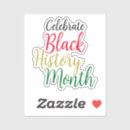 Search for african american celebration stickers Black history month