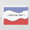 Search for blue and red thank you cards Flag