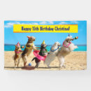 Search for beach birthday banners Funny