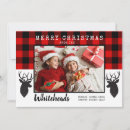 Search for deer christmas cards Red