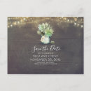 Search for mason jar save the date postcards Wood