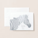Search for zebra print thank you cards Jungle