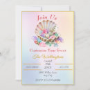 Search for seashell invitations Pearl