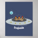 Search for cartoon spaceship posters For kids