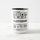 Search for custodian mugs Funny