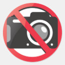 Search for no camera sign stickers Prohibited