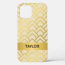 Search for art deco pattern iphone cases Gold