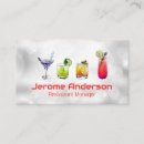 Search for cocktail business cards Mixed drinks
