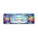 Search for stained glass return address labels Stylish