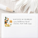 Search for orange fruit return address labels Rustic