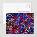 Search for american firework postcards Red white blue