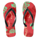 Search for hibiscus flipflops Red
