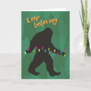 Search for bigfoot christmas cards Yeti