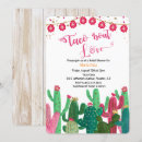 Search for taco bridal shower invitations Cactus