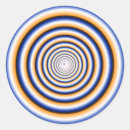 Search for vortex stickers Optical illusion