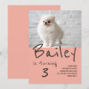 Search for dog paws invitations Pink