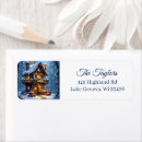 Search for elves return address labels Whimsical